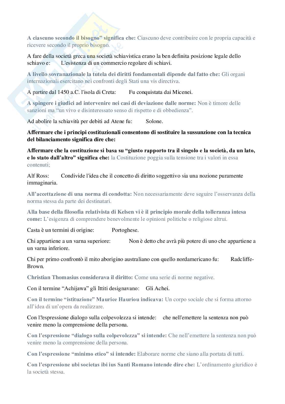 Paniere nuovo (2026) di Filosofia del diritto  Pag. 26