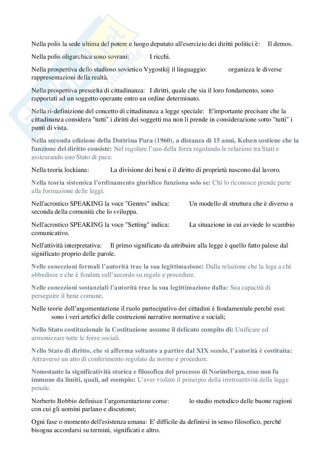 Paniere nuovo (2026) di Filosofia del diritto  Pag. 41