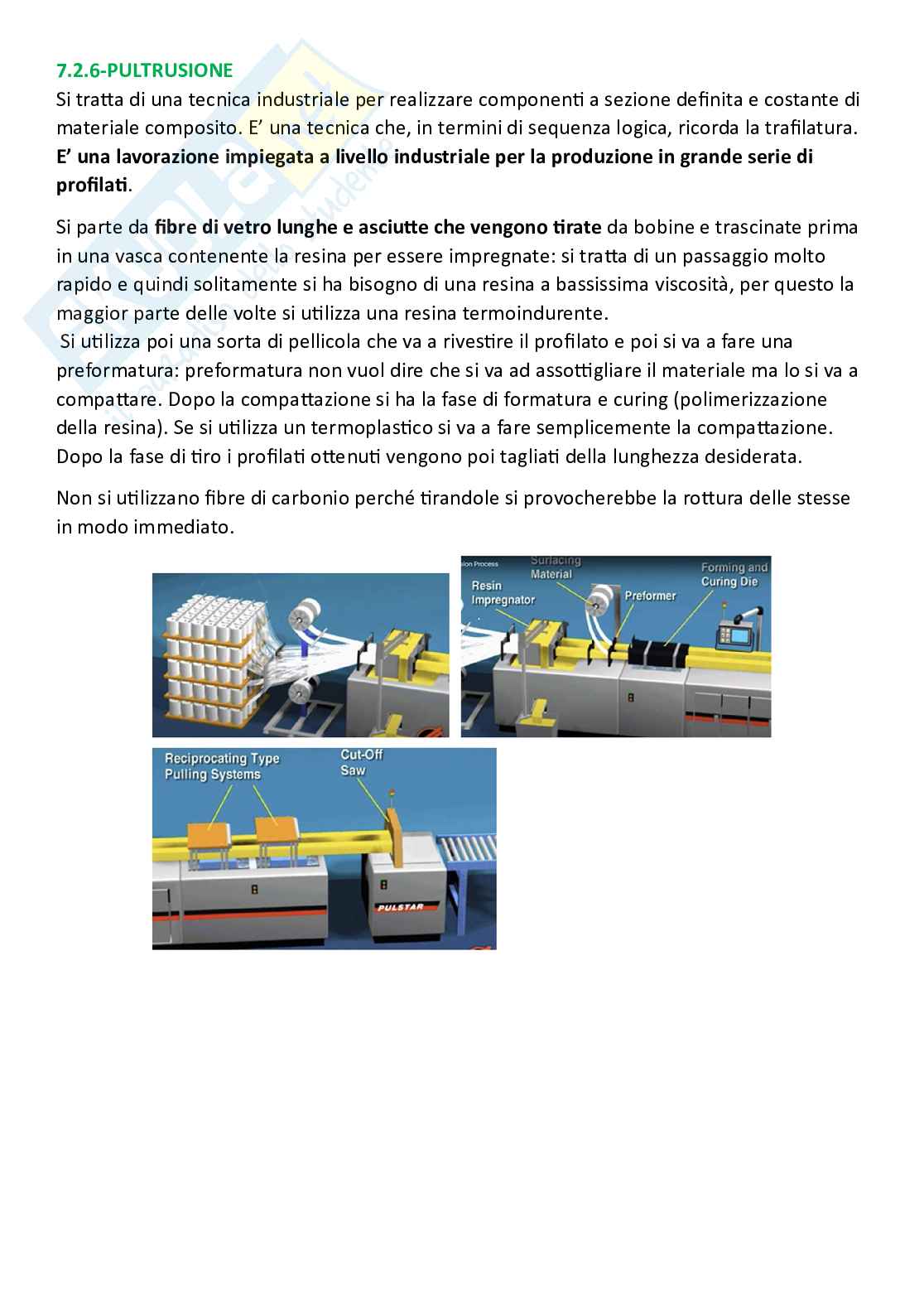 Tecnologie industriali, parte 13 - Materiali compositi e loro lavorazioni Pag. 21