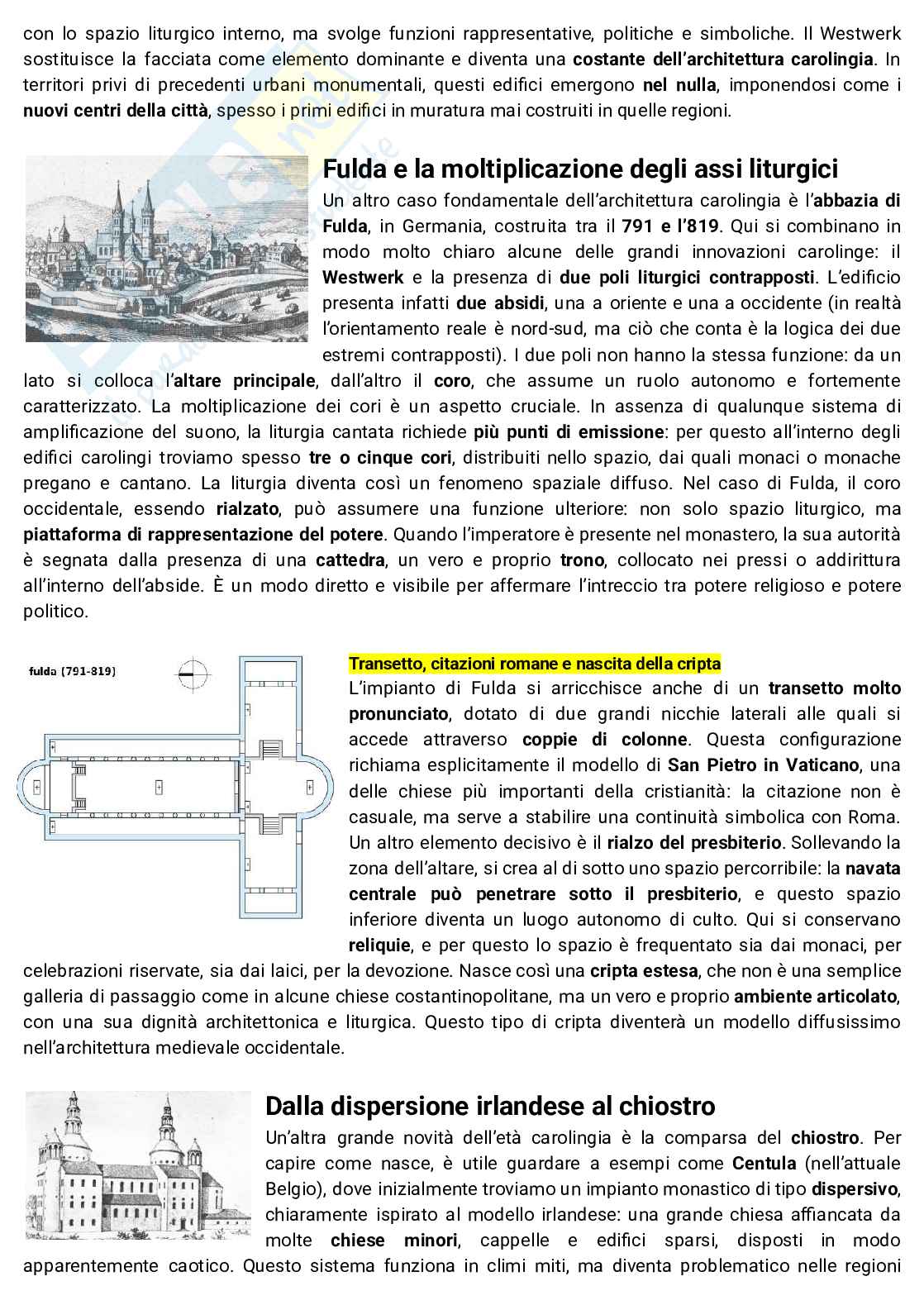 Architettura carolingia in Europa Pag. 6