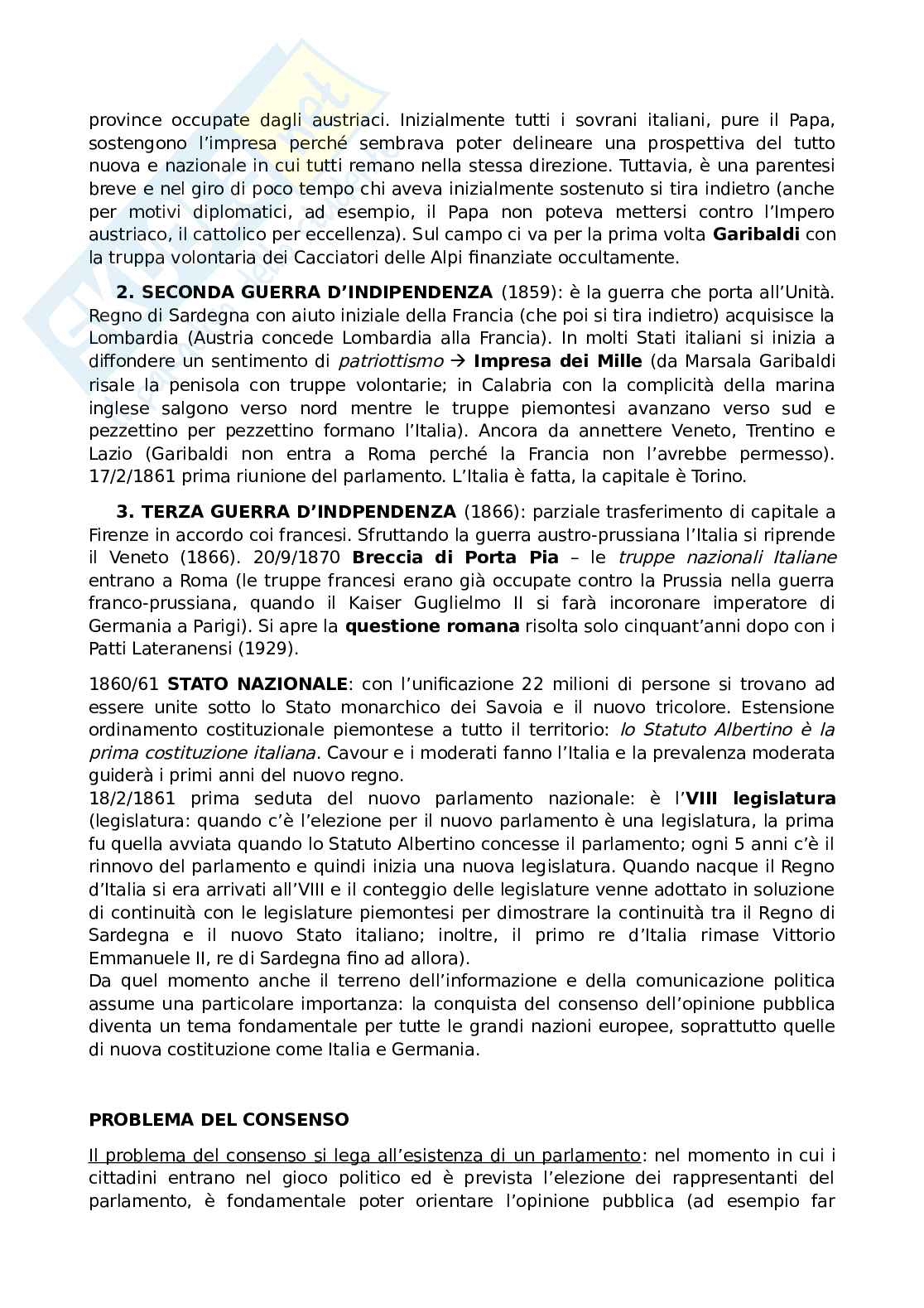 Storia del giornalismo e della comunicazione politica Pag. 2