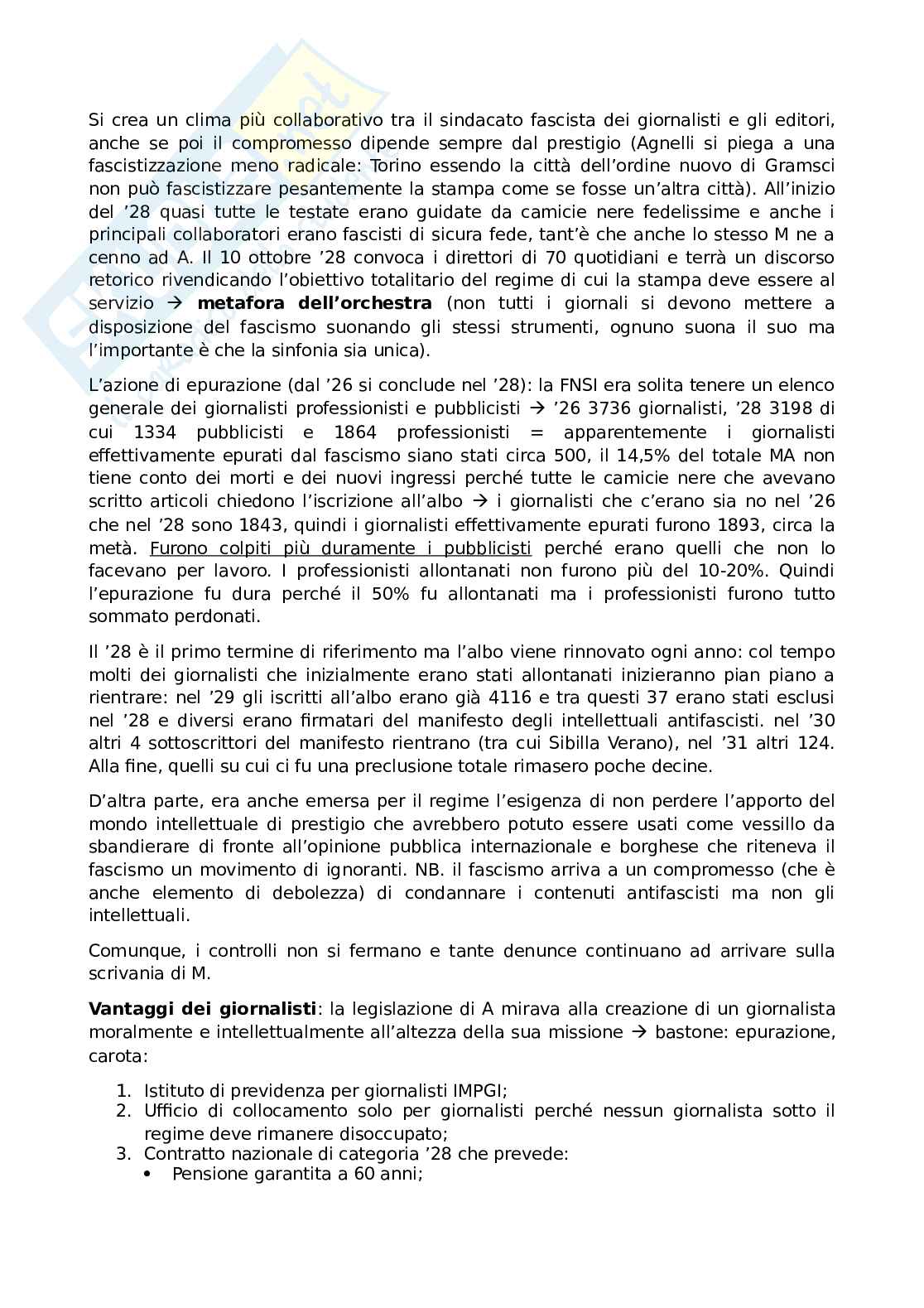Storia del giornalismo e della comunicazione politica Pag. 51