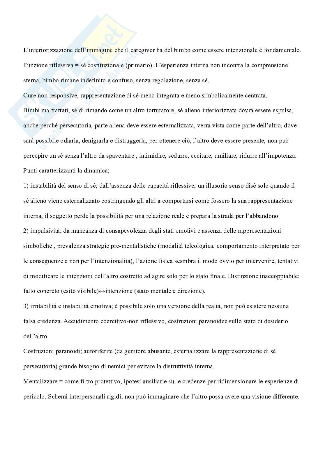 Trauma e psicopatologia (disregolazione affettiva e dissociazione ) Pag. 11