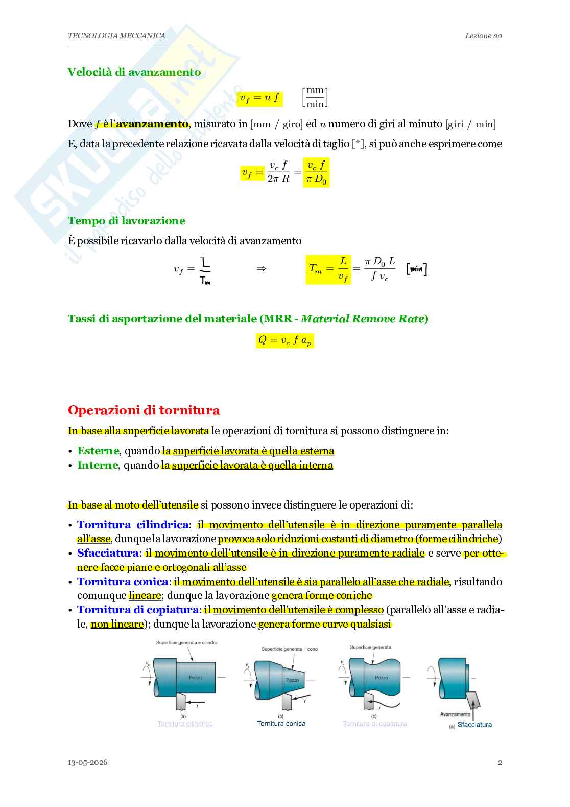 Appunti completi lezioni di Tecnologia meccanica - Parte 2 Pag. 26