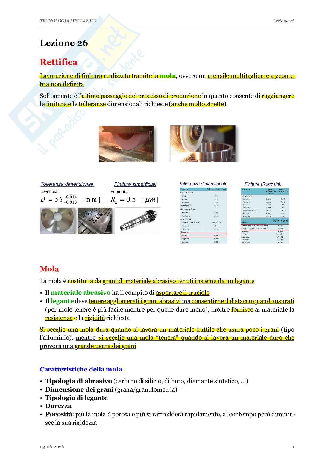 Appunti completi lezioni di Tecnologia meccanica - Parte 2 Pag. 71