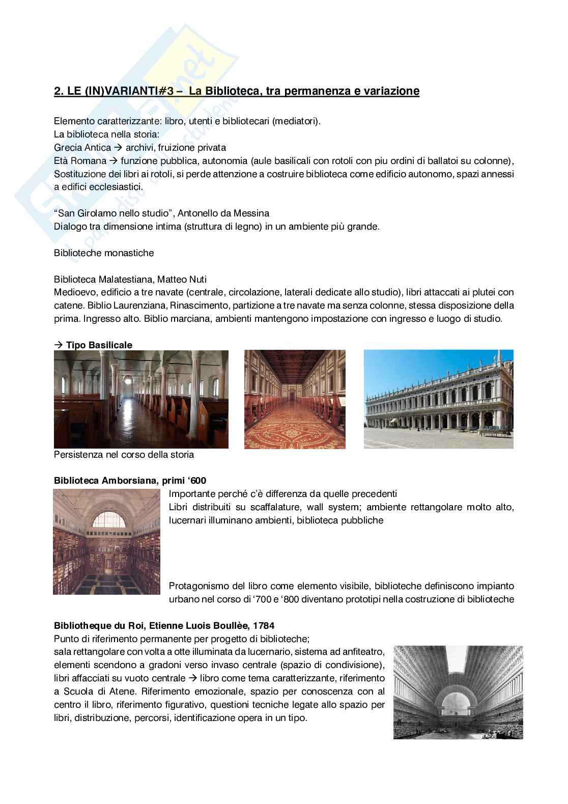 Appunti esame - Caratteri tipologici dell'architettura  Pag. 21