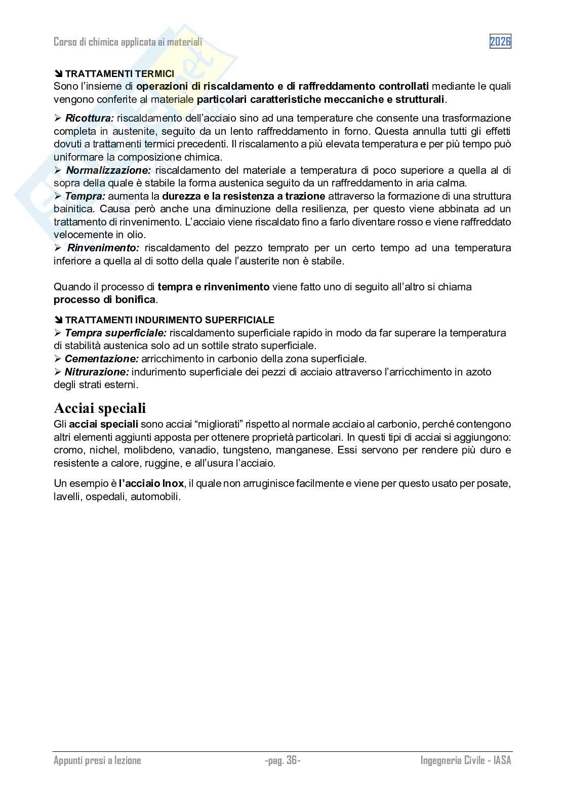Chimica applicata ai materiali - appunti Pag. 36