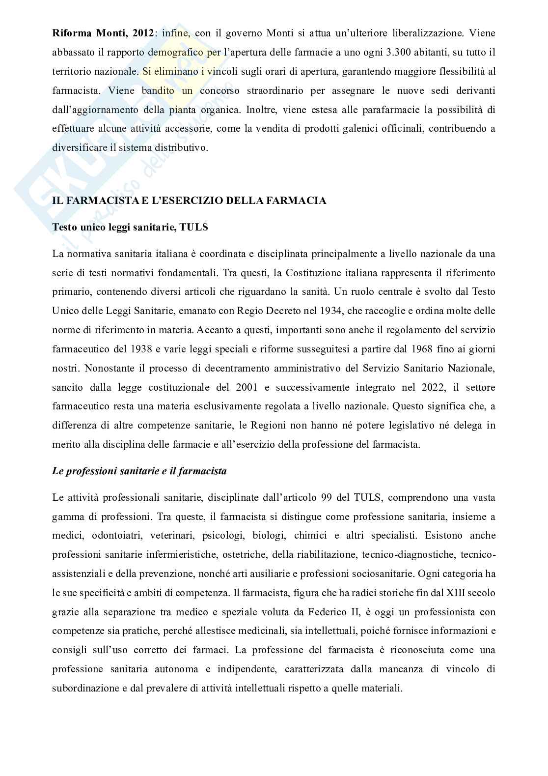 Normativa dei medicinali e farmacoeconomia Pag. 11