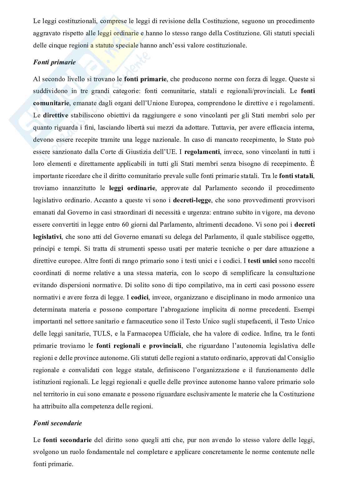 Normativa dei medicinali e farmacoeconomia Pag. 2