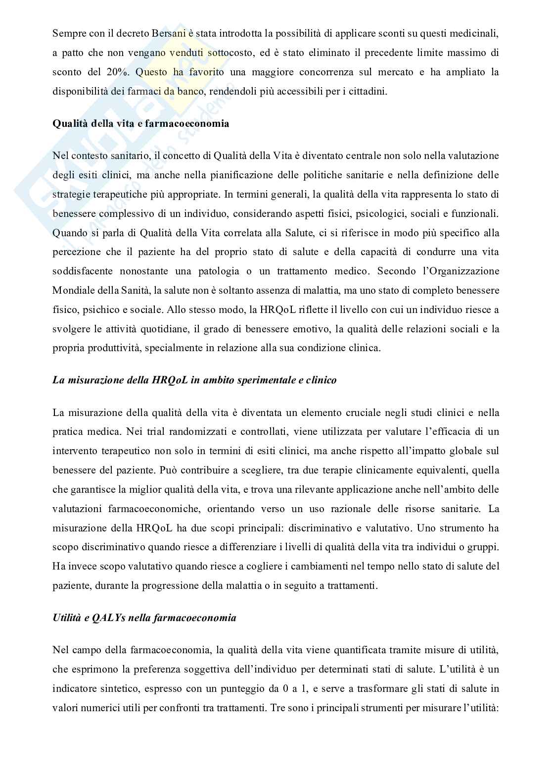 Normativa dei medicinali e farmacoeconomia Pag. 71