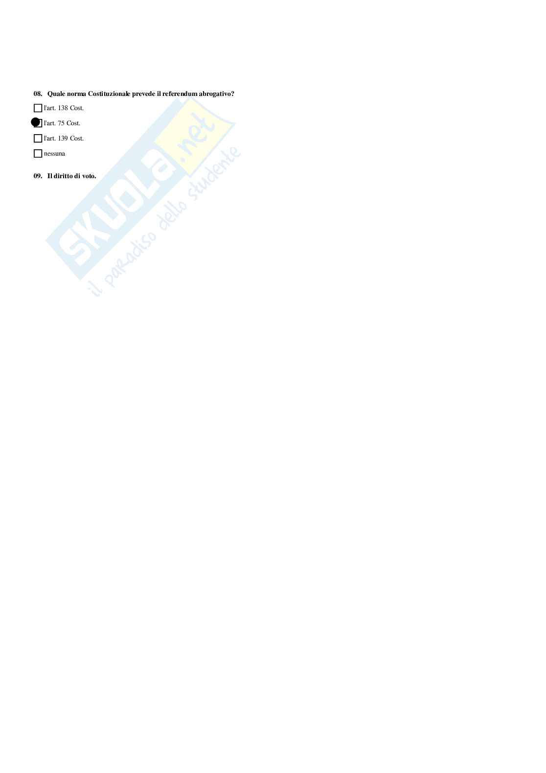 Paniere Diritto dell'informazione e della comunicazione - Risposte multiple - aggiornato (2025) Pag. 26