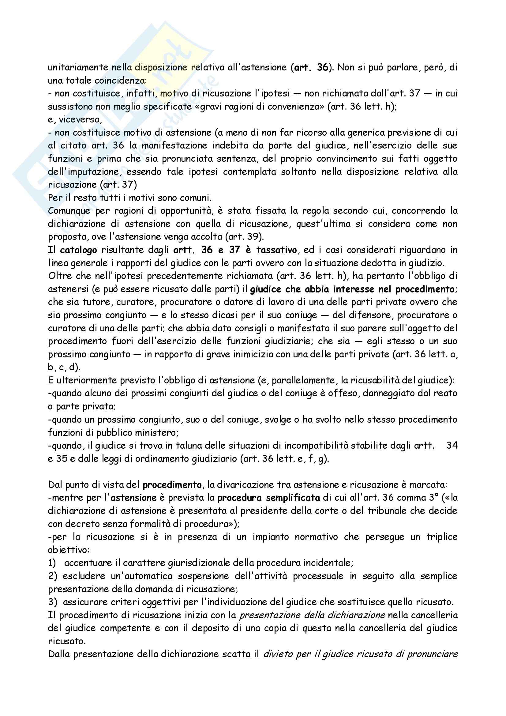 Riassunto esame Diritto, prof. Bargis, libro consigliato Compendio di Procedura Penale, Conso Grevi Pag. 16