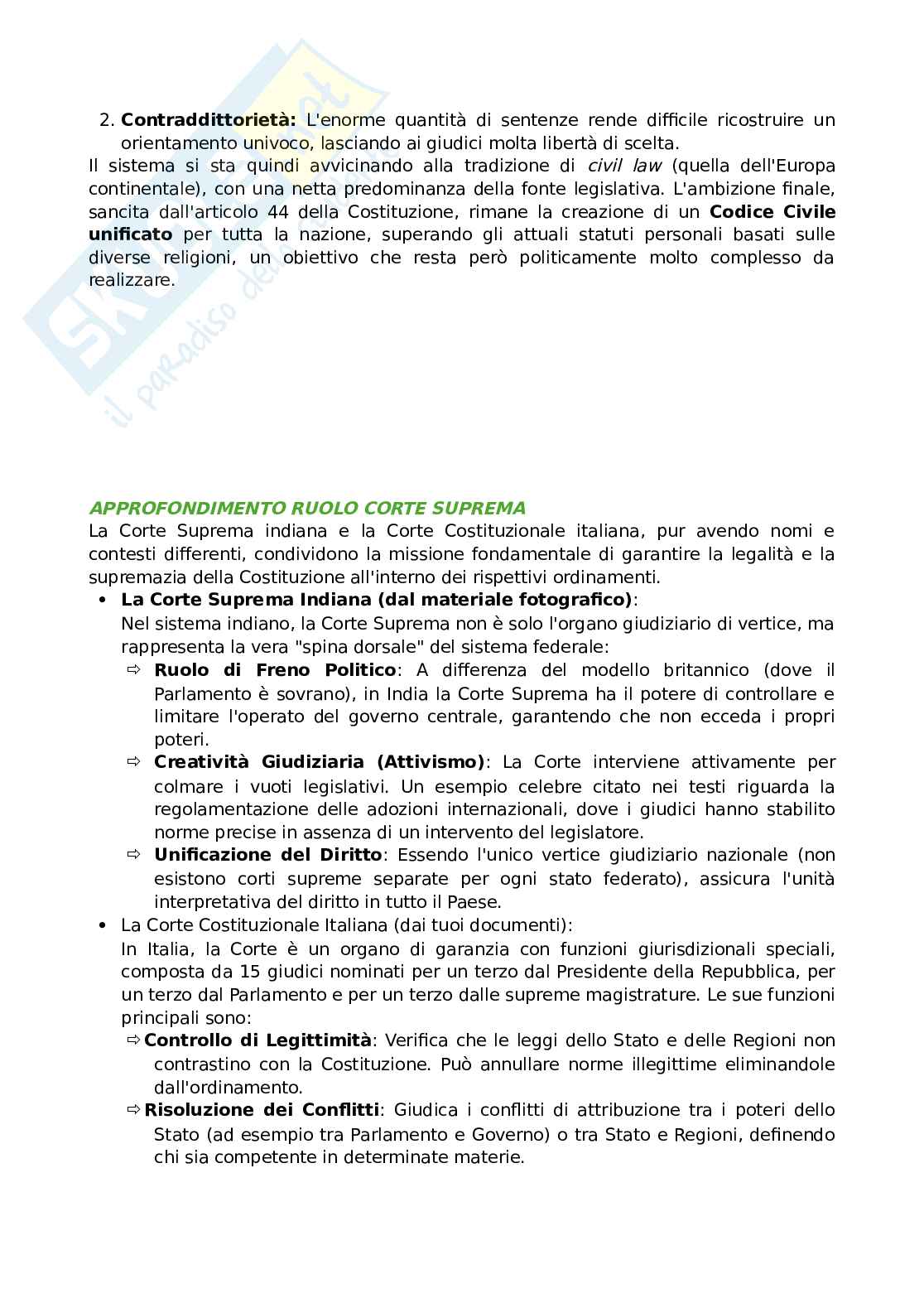 Sistemi giuridici comparati  Pag. 91