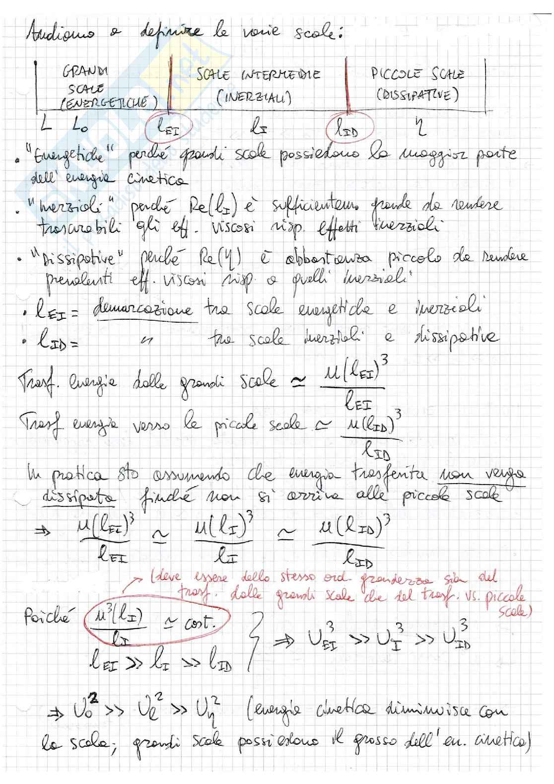 Termofluidodinamica (fluidodinamica turbolenta) Pag. 6