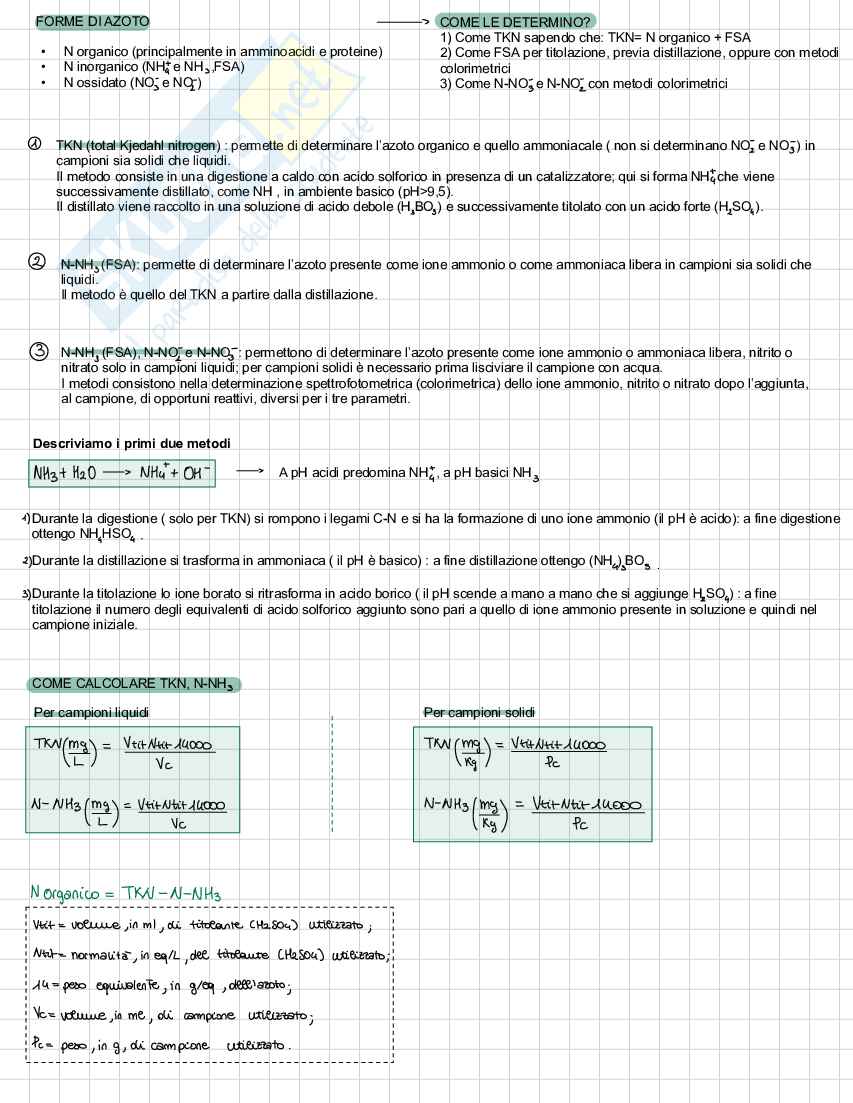 Appunti secondo parziale Fondamenti di ingegneria ambientale Pag. 11