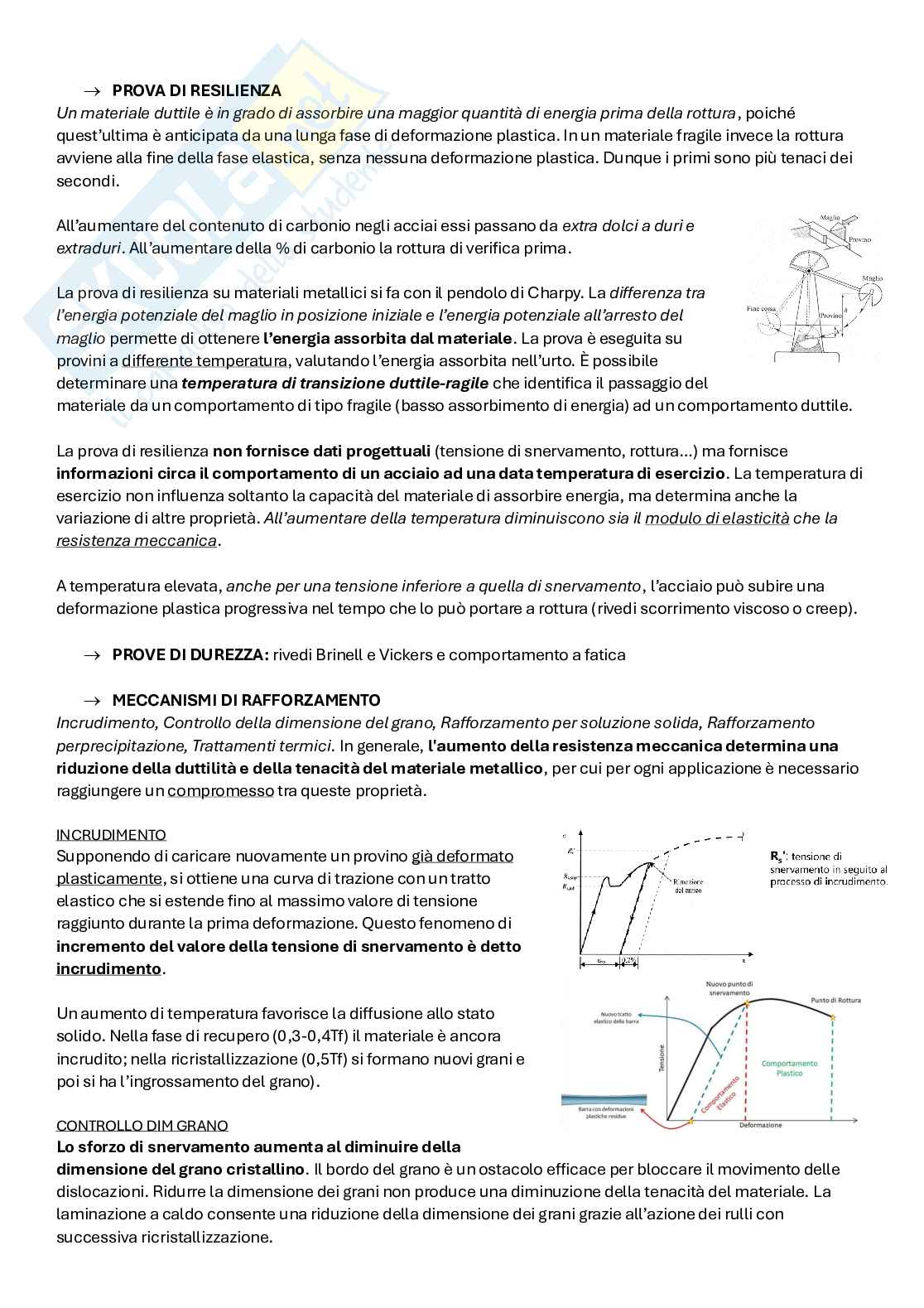 Teoria Scienza e tecnologia dei materiali Pag. 66