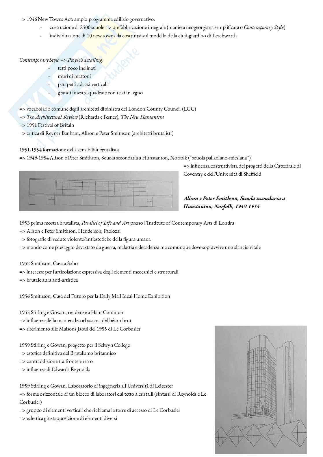 Riassunto esame Storia dell'architettura contemporanea, Prof. Comba Michela, libro consigliato Storia dell'architettura contemporanea, Frampton  Pag. 6