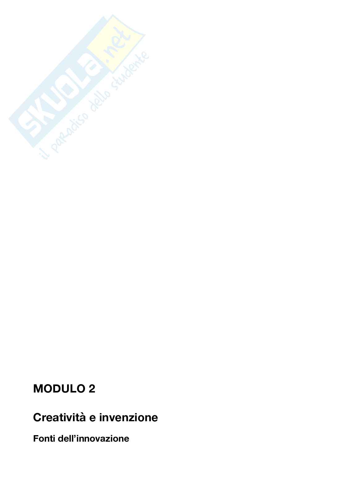 Appunti sui 9 moduli trattati a lezione di Economia dell'innovazione  Pag. 6