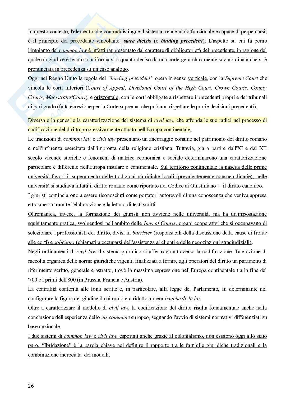 Riassunto esame Diritto privato comparato, Prof. Martinelli Claudio, libro consigliato Diritto pubblico comparato - Le democrazie stabilizzate (2^edizione, 2022), Frosini Pag. 26