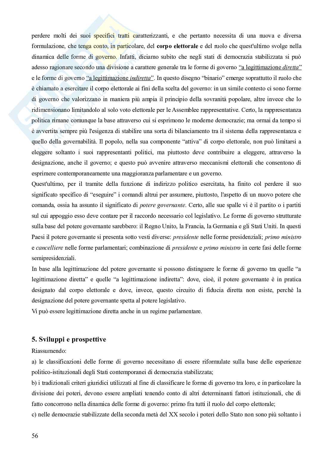 Riassunto esame Diritto privato comparato, Prof. Martinelli Claudio, libro consigliato Diritto pubblico comparato - Le democrazie stabilizzate (2^edizione, 2022), Frosini Pag. 56