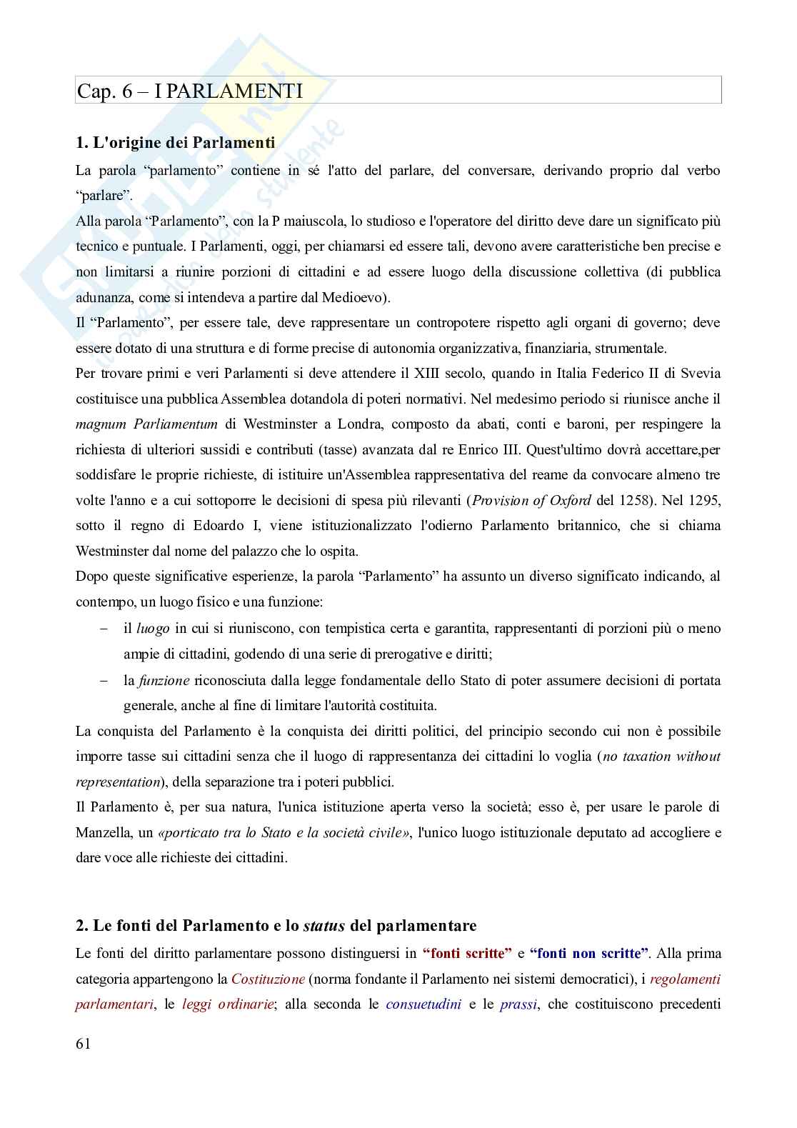 Riassunto esame Diritto privato comparato, Prof. Martinelli Claudio, libro consigliato Diritto pubblico comparato - Le democrazie stabilizzate (2^edizione, 2022), Frosini Pag. 61