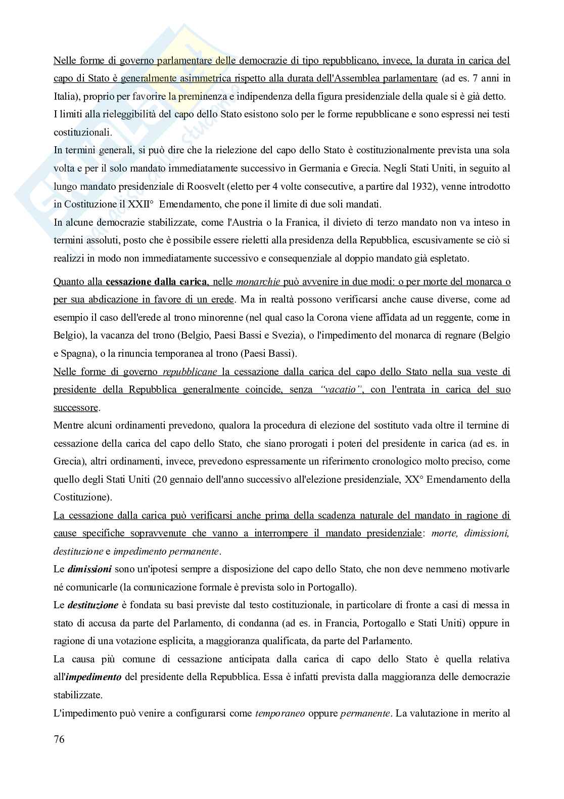 Riassunto esame Diritto privato comparato, Prof. Martinelli Claudio, libro consigliato Diritto pubblico comparato - Le democrazie stabilizzate (2^edizione, 2022), Frosini Pag. 76