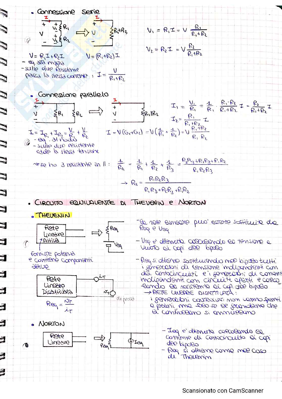 Teoria Elettronica (1° parte del corso) Pag. 81