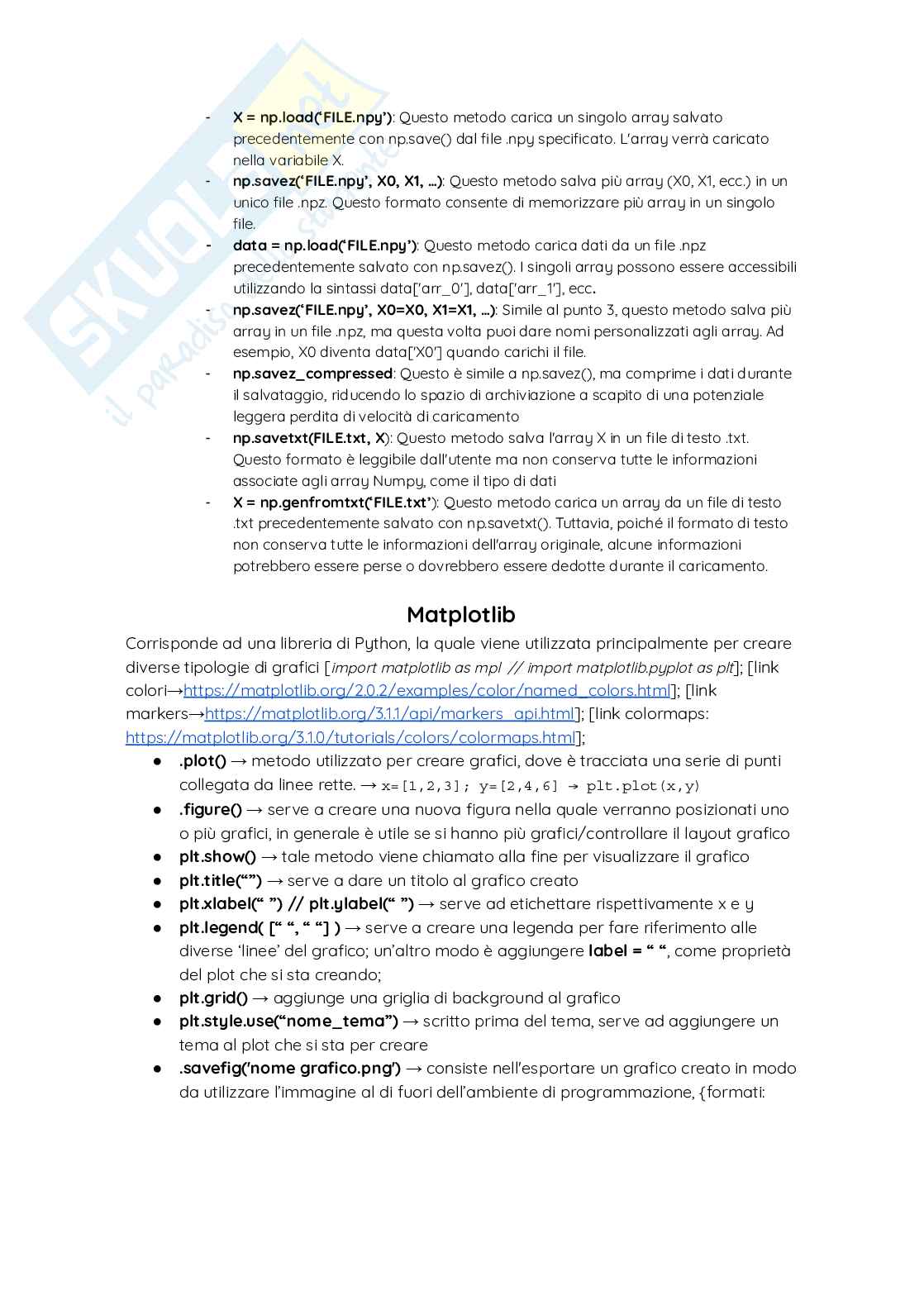 Appunti - Schematizzazione - Laboratorio di bioingegneria informatica Pag. 16