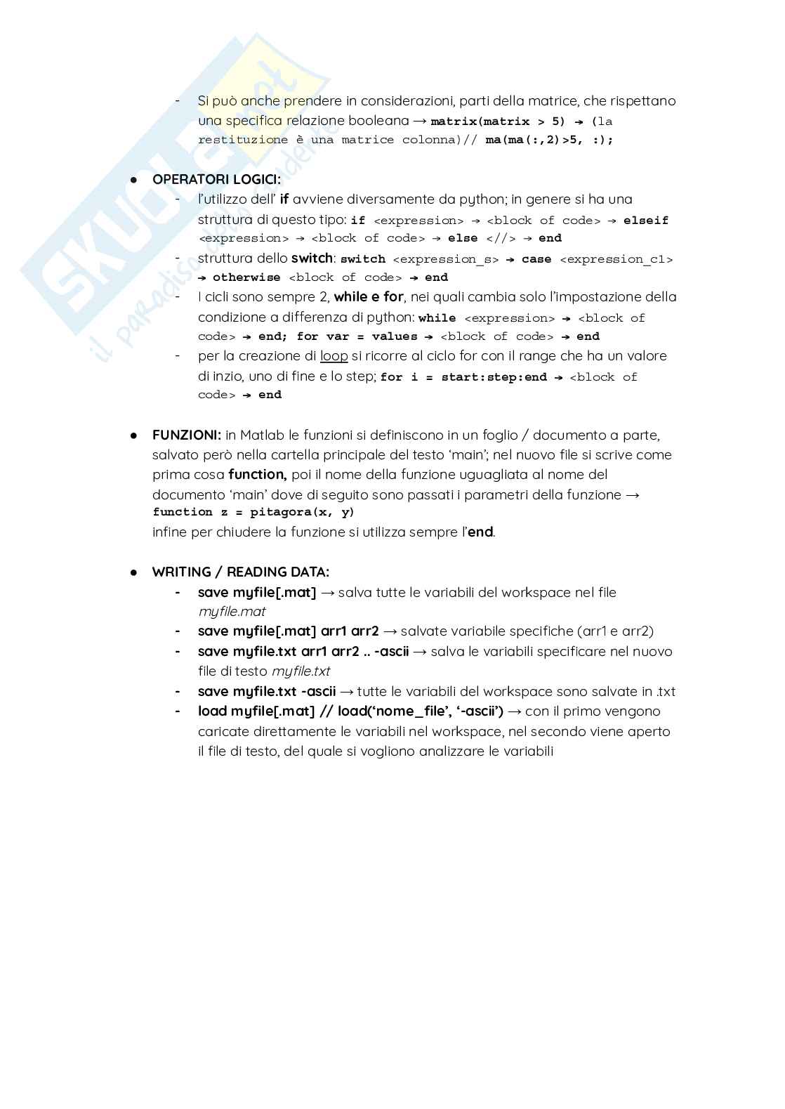 Appunti - Schematizzazione - Laboratorio di bioingegneria informatica Pag. 21