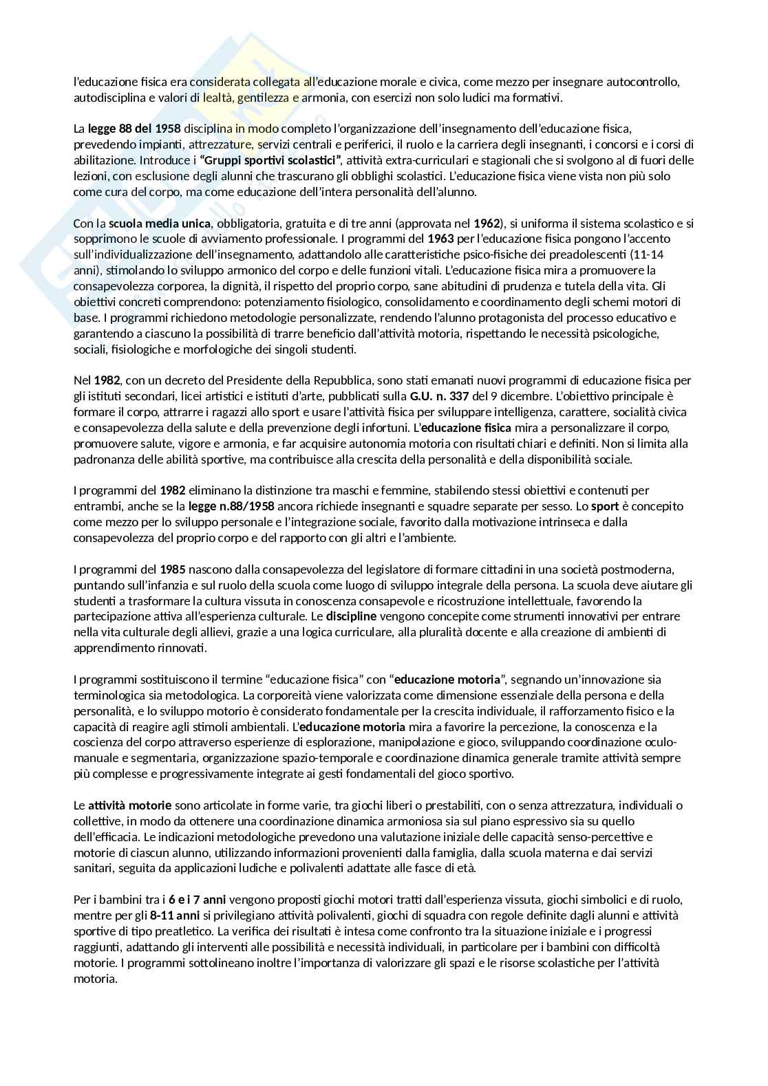 Didattica attività motoria e rieducazione funzionale Pag. 21