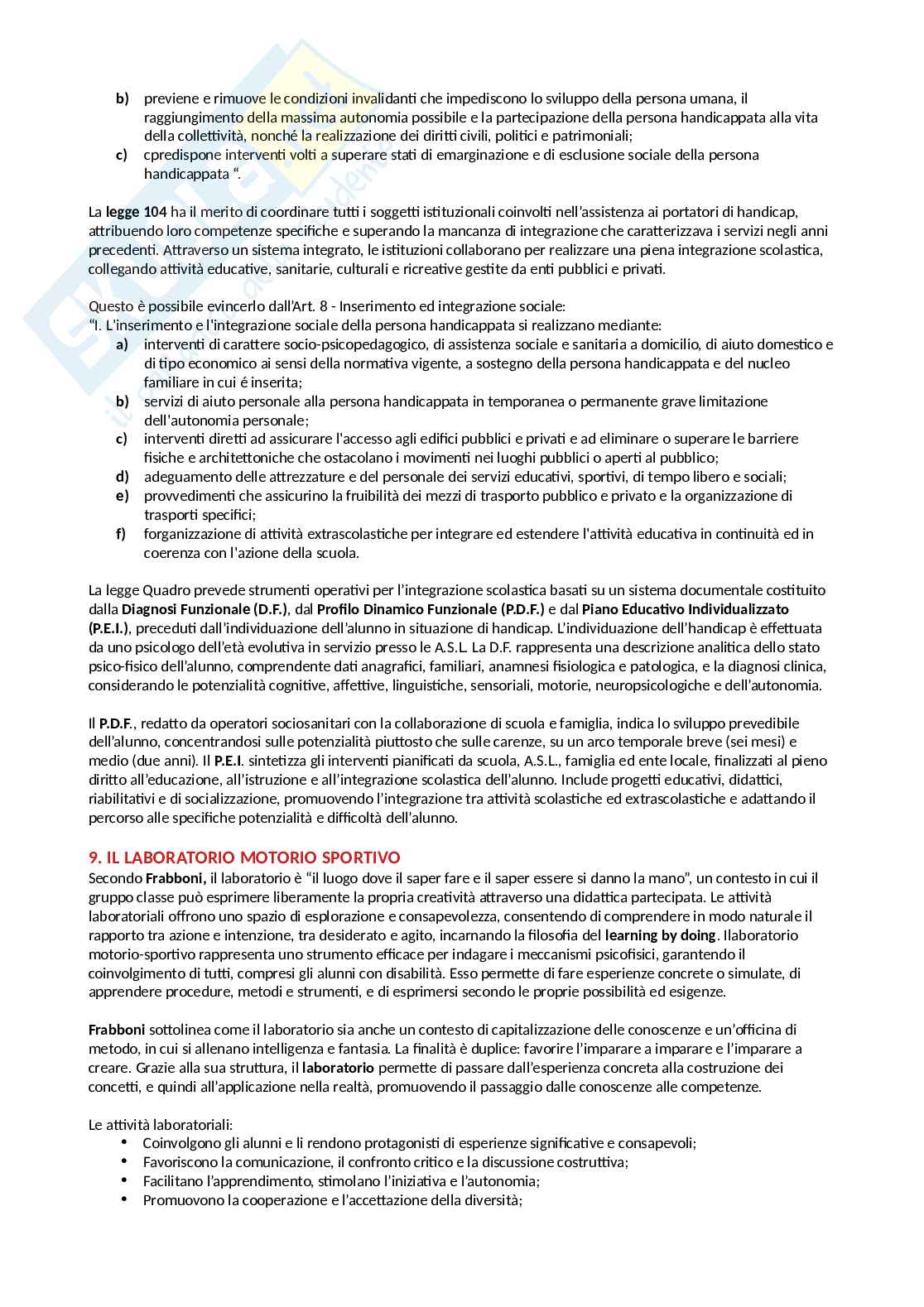 Didattica attività motoria e rieducazione funzionale Pag. 26