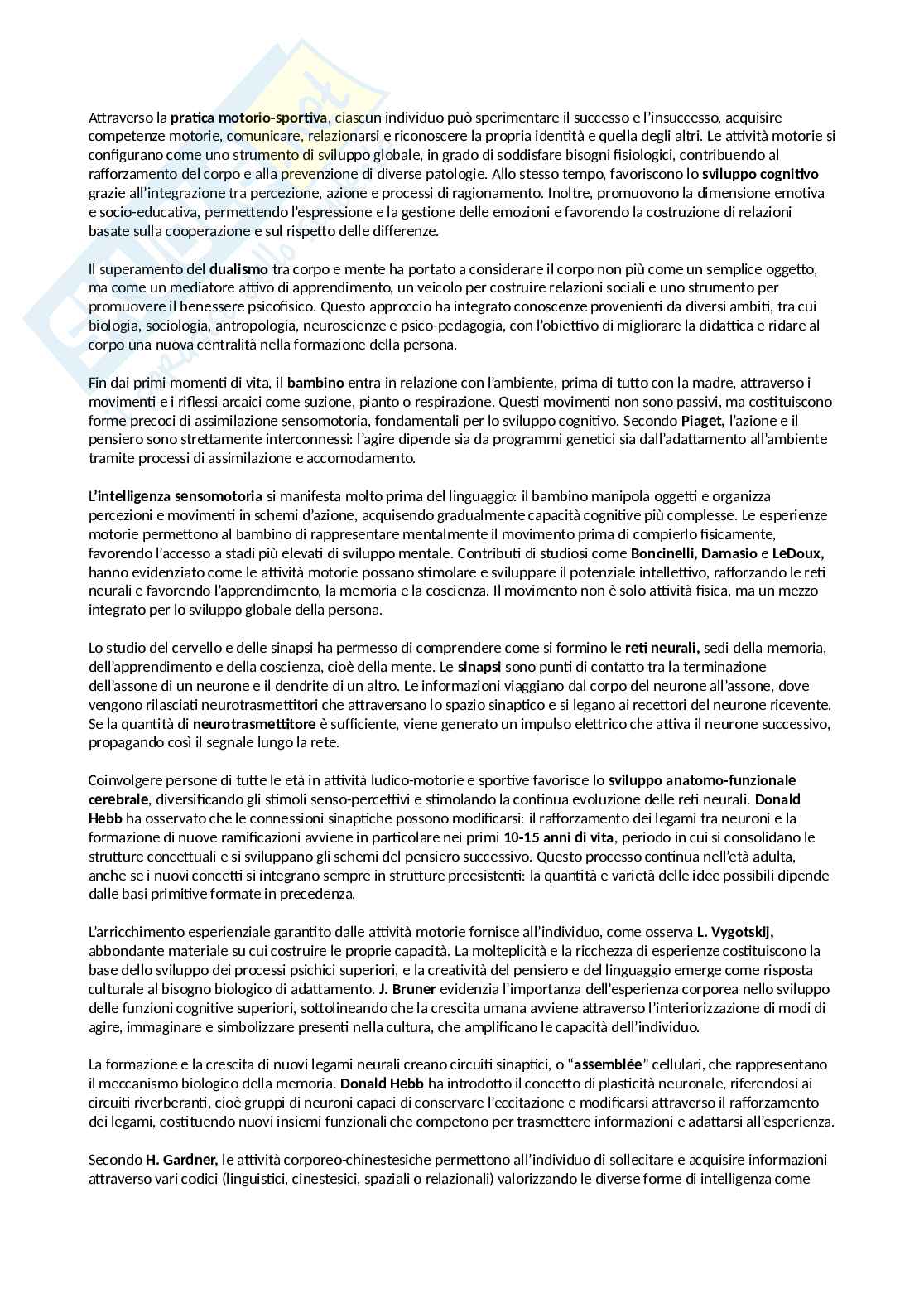 Didattica attività motoria e rieducazione funzionale Pag. 41