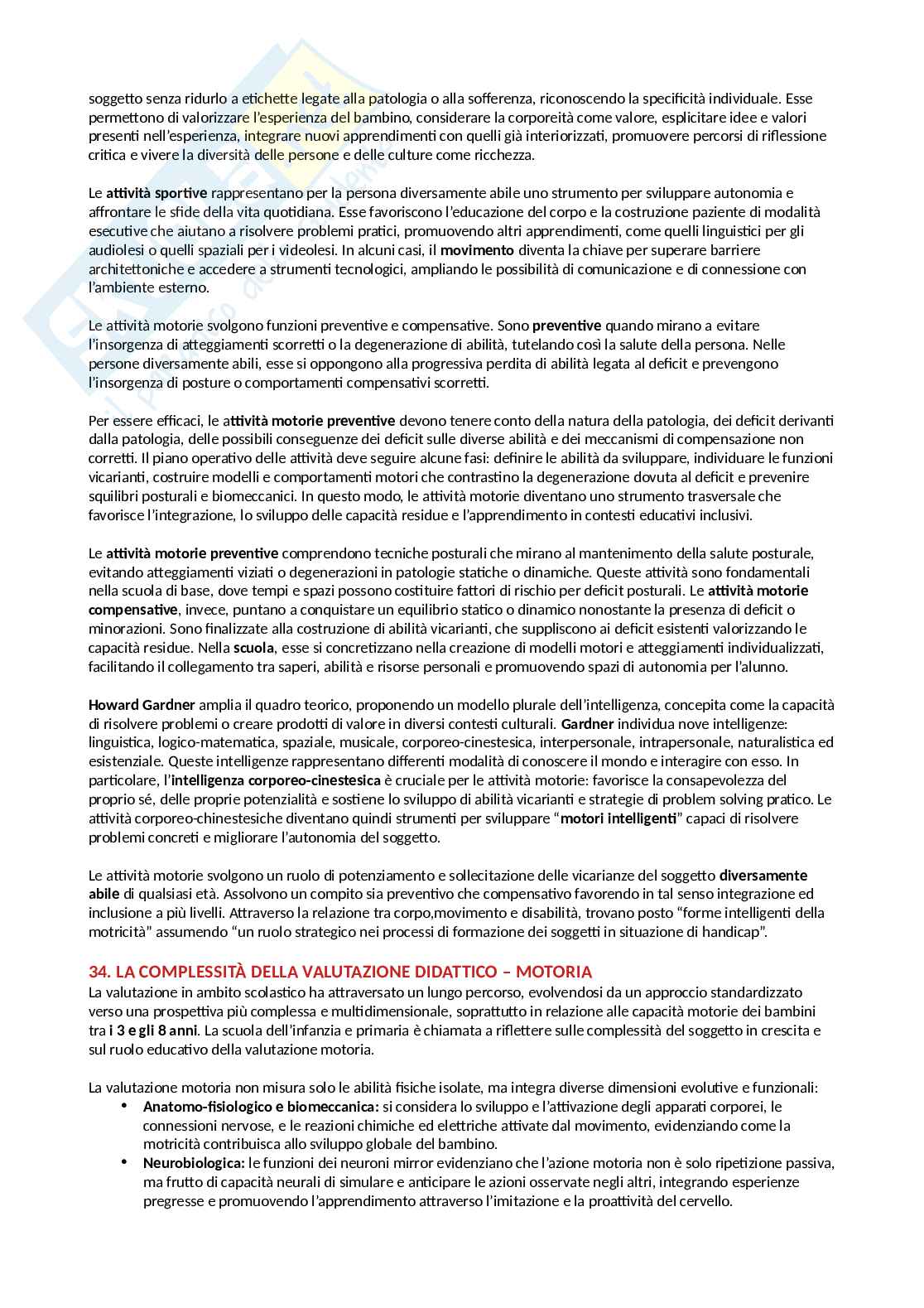 Didattica attività motoria e rieducazione funzionale Pag. 76