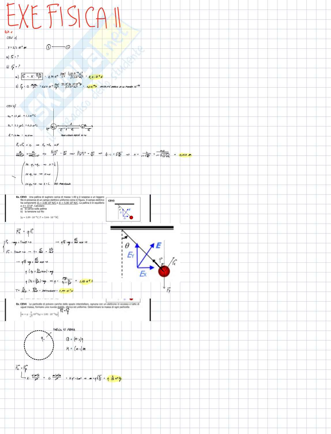 Esercitazioni Fisica 2 Pag. 1
