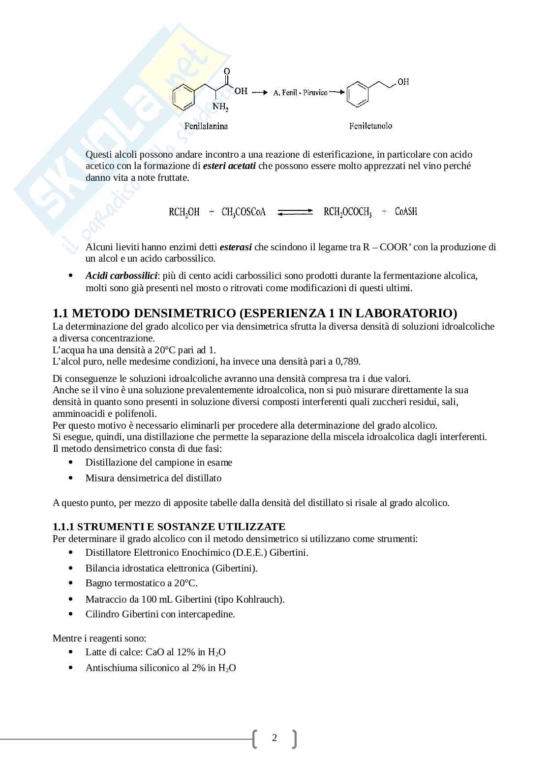Analisi enochimiche Pag. 2