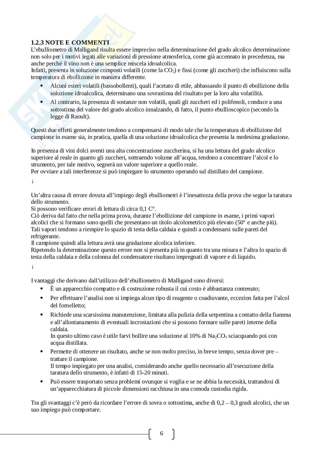 Analisi enochimiche Pag. 6