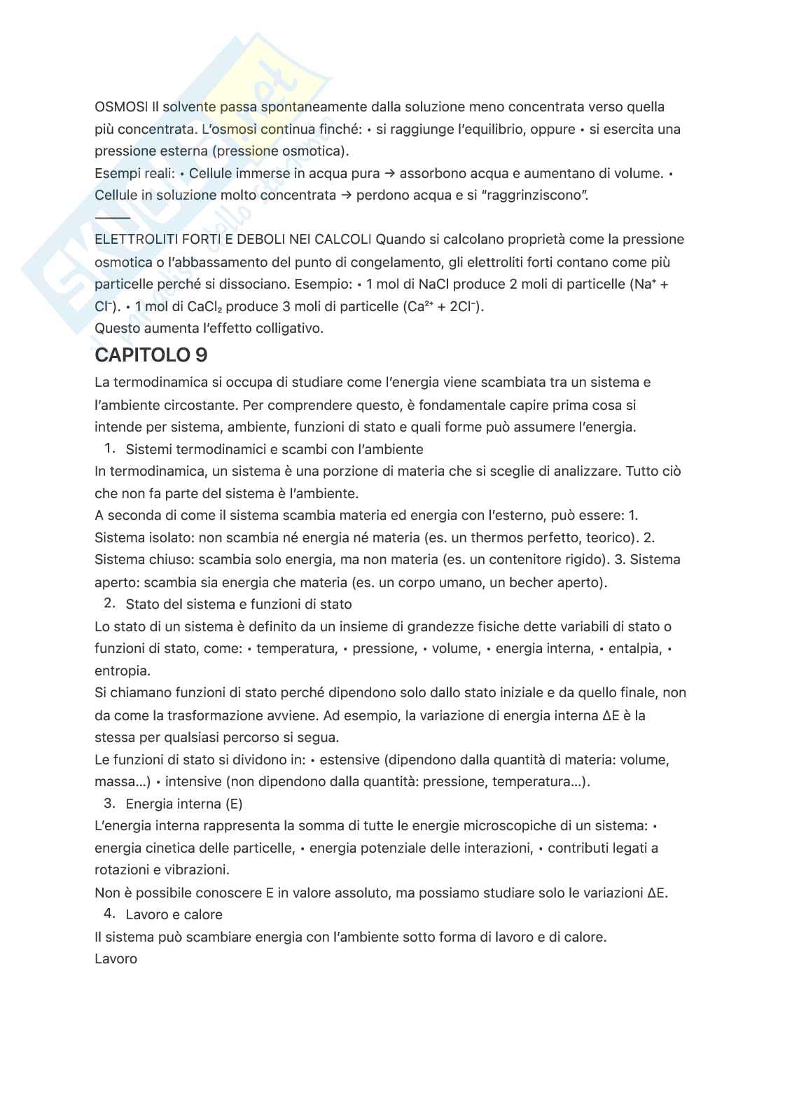 Riassunto esame Chimica, Prof. Sportelli Mario, libro consigliato Chimica e propedeutica biochimica, Zanichelli Pag. 16