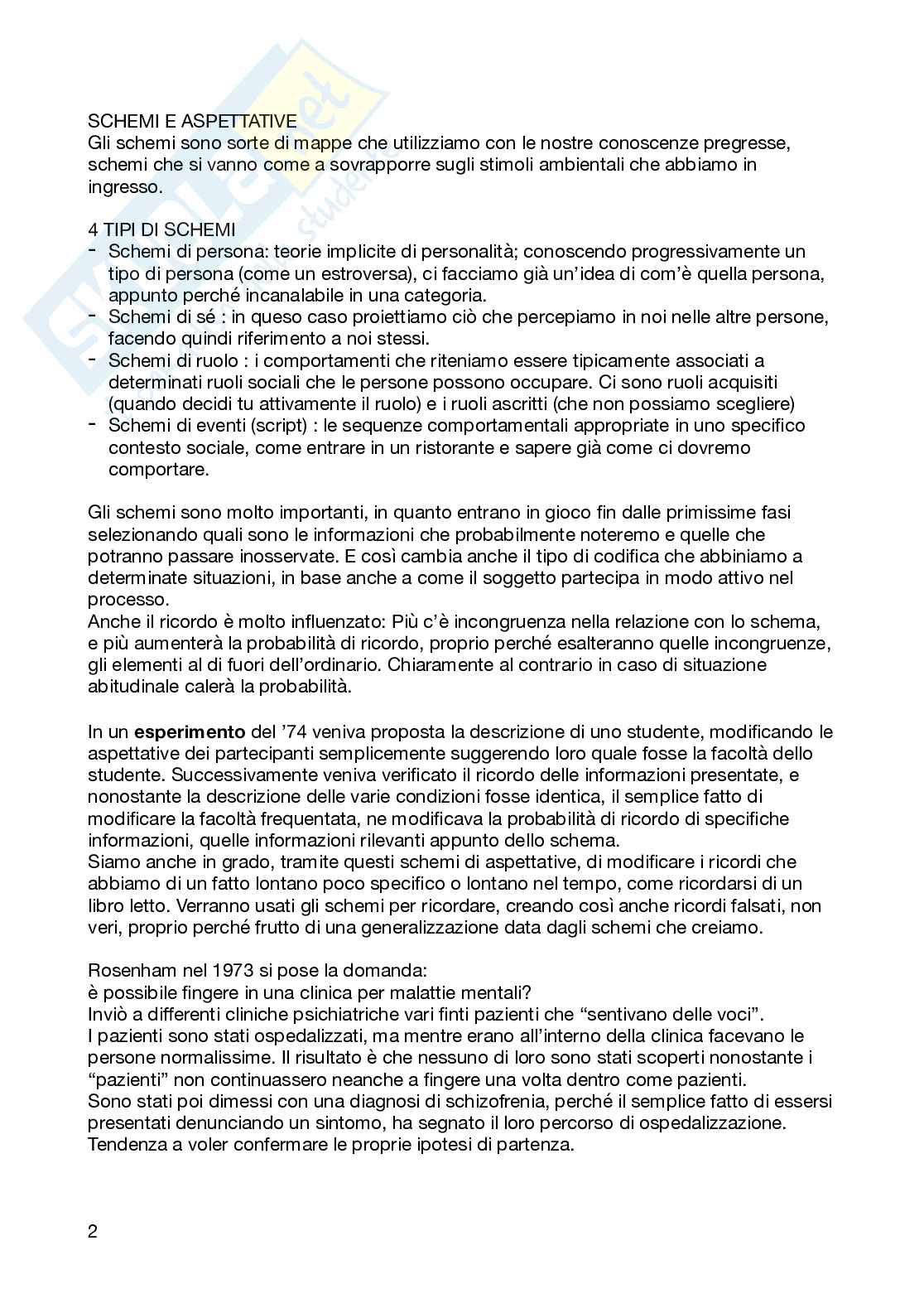 Appunti per l'esame di Psicologia sociale Pag. 2