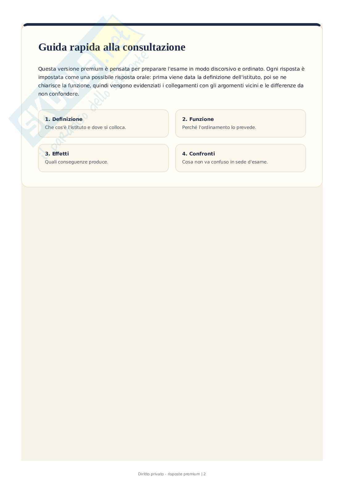 Diritto privato – 389 Domande e risposte ragionate per l’esame Pag. 2