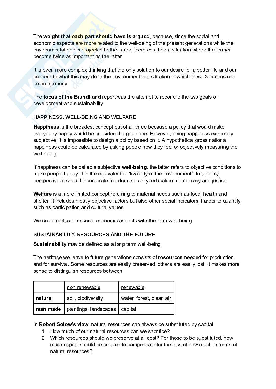 Appunti sulla terza parte del corso European company law (sustainability) Pag. 2