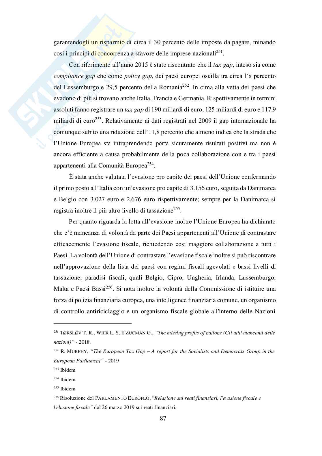 Tesi laurea 110 e frode - l'evasione fiscale Pag. 86