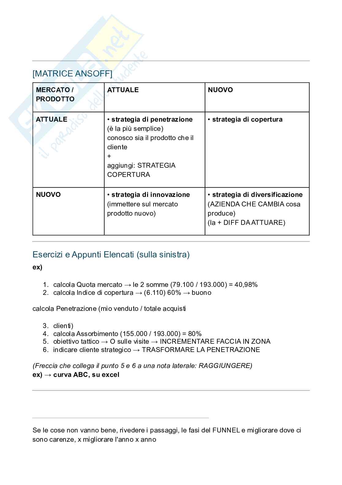Lavorare per obbiettivi di processo  Pag. 1