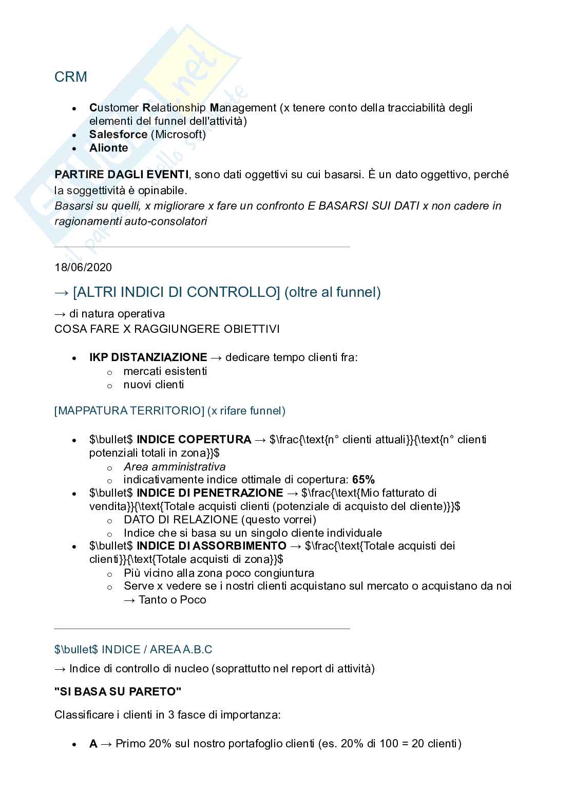 Lavorare per obbiettivi di processo  Pag. 2