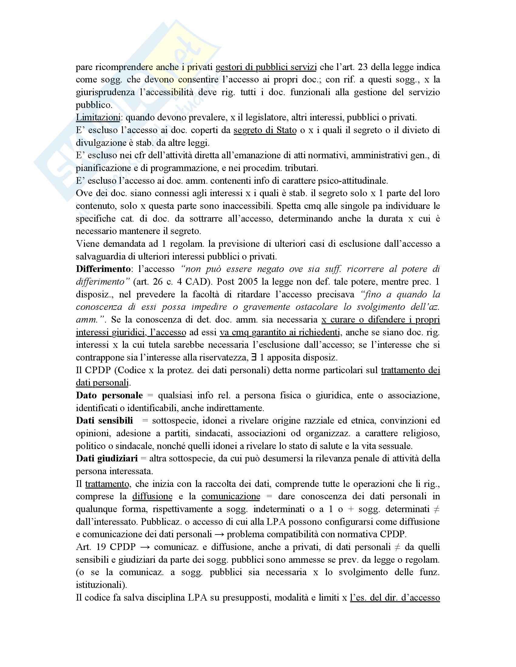 Riassunto esame diritto amministrativo, prof. Maccarrone, libro consigliato Diritto delle amministrazioni pubbliche, Sorace Pag. 81
