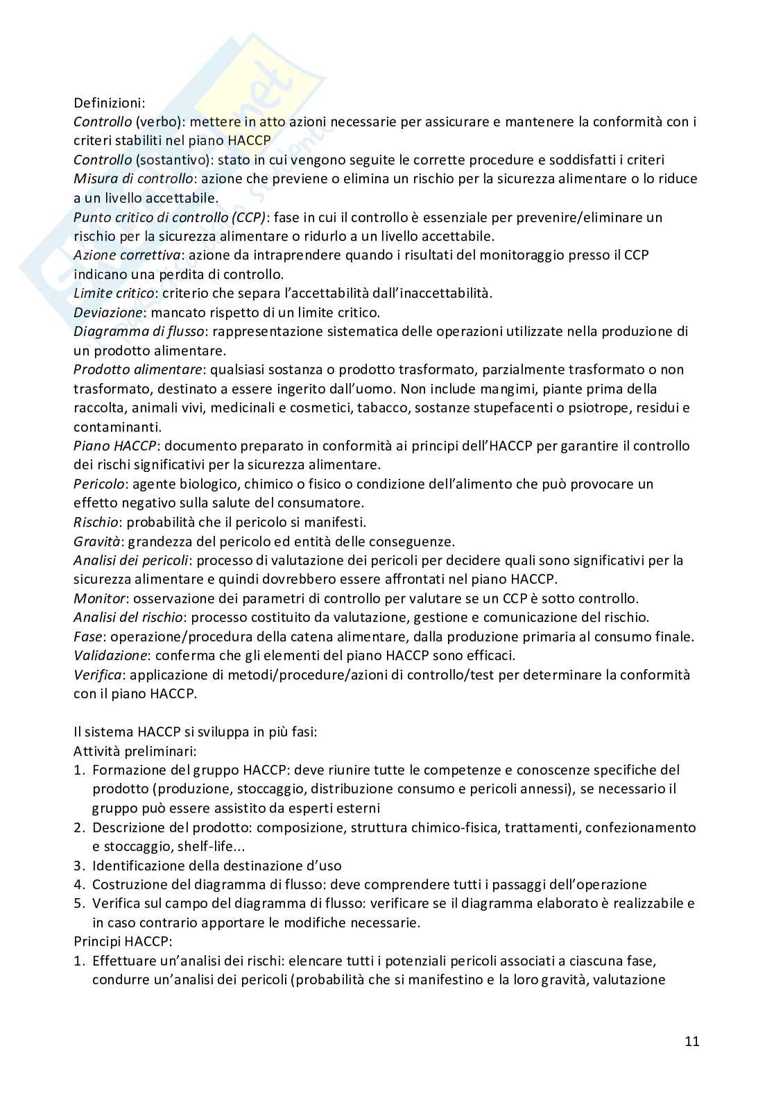 Qualità e Sicurezza Microbiologica (Foschino, Mora e Guglielmetti) Pag. 11