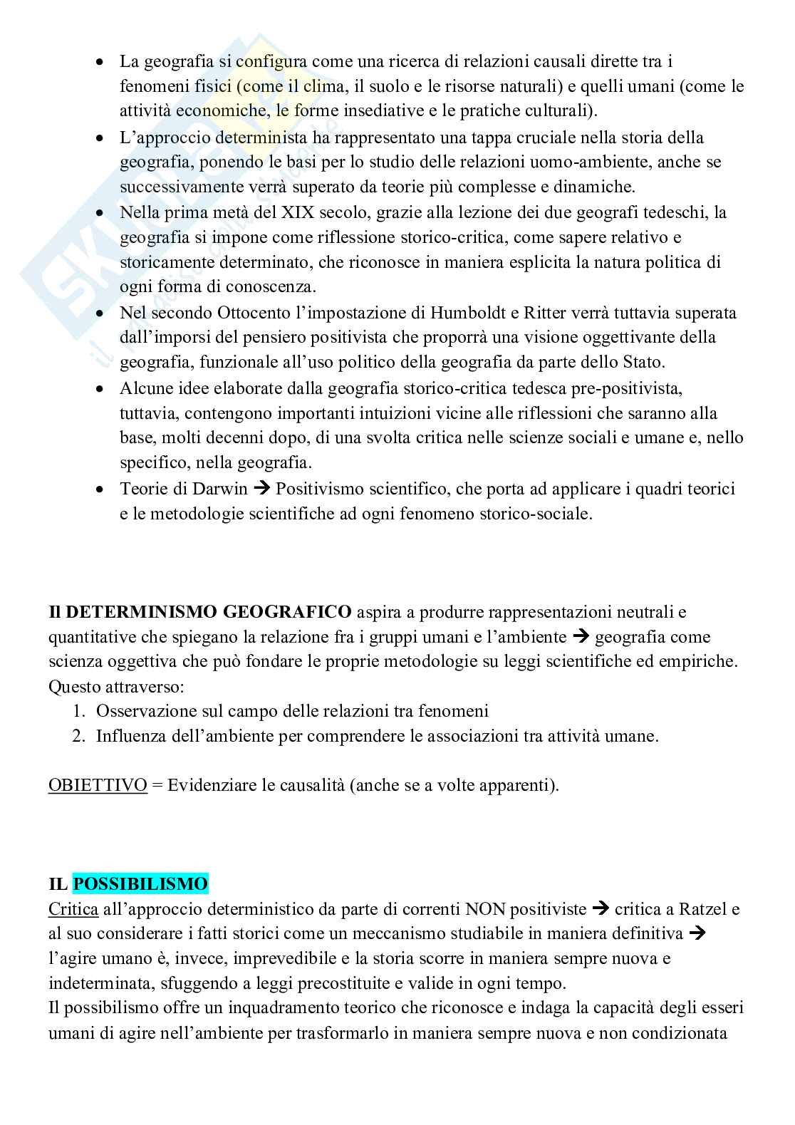 Riassunto esame Geografia politica ed economica, Prof. Magnani Elisa, libro consigliato Appunti di Geografia, Minca Pag. 11