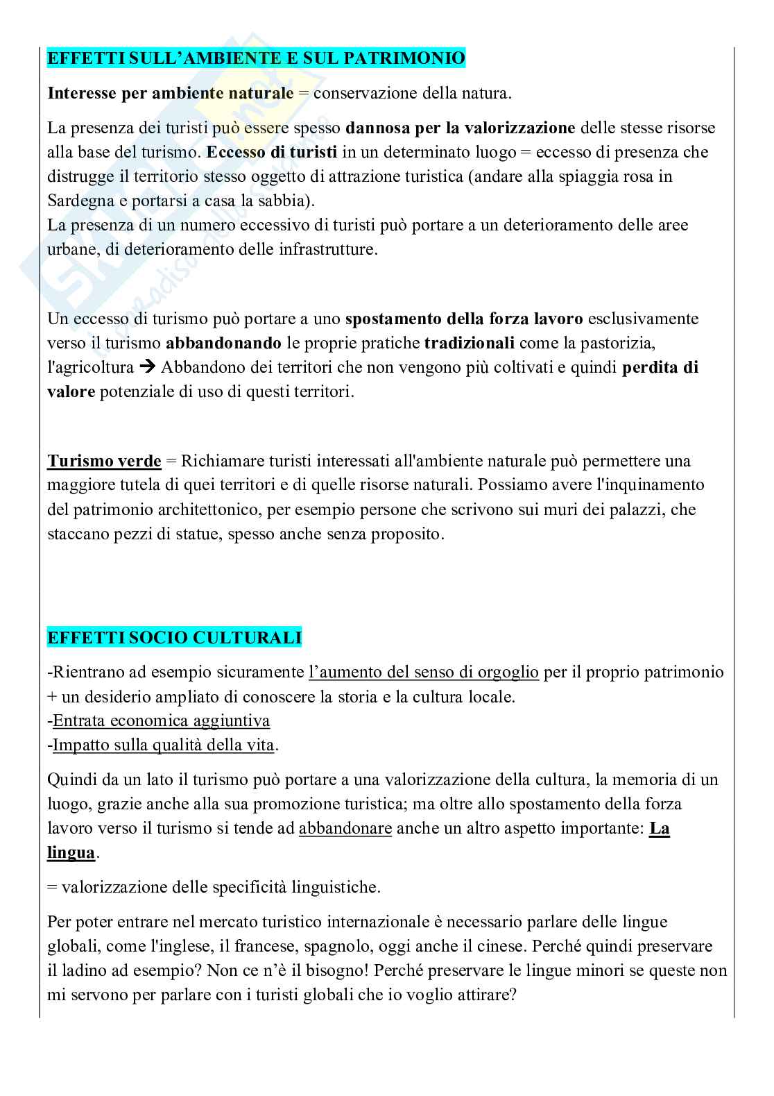 Riassunto esame Geografia politica ed economica, Prof. Magnani Elisa, libro consigliato Appunti di Geografia, Minca Pag. 36