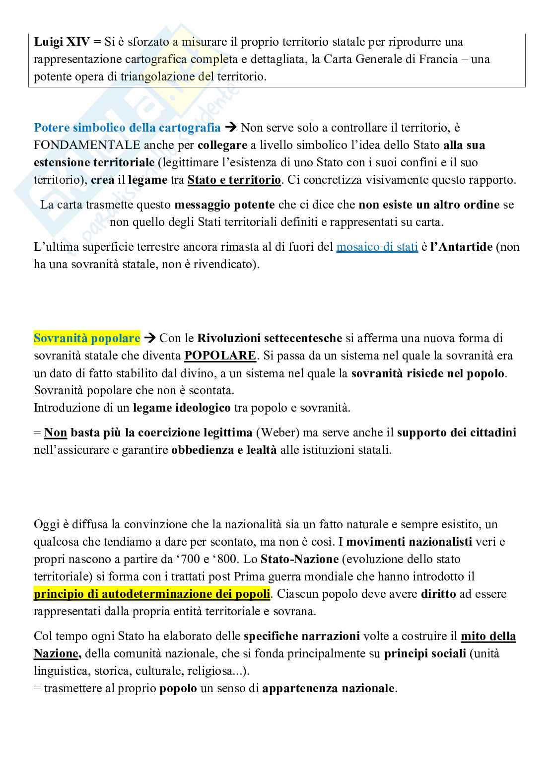 Riassunto esame Geografia politica ed economica, Prof. Magnani Elisa, libro consigliato Appunti di Geografia, Minca Pag. 56