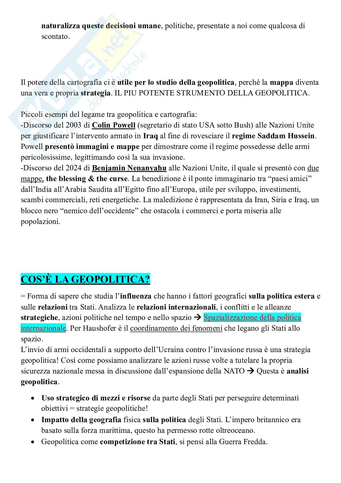 Riassunto esame Geografia politica ed economica, Prof. Magnani Elisa, libro consigliato Appunti di Geografia, Minca Pag. 61