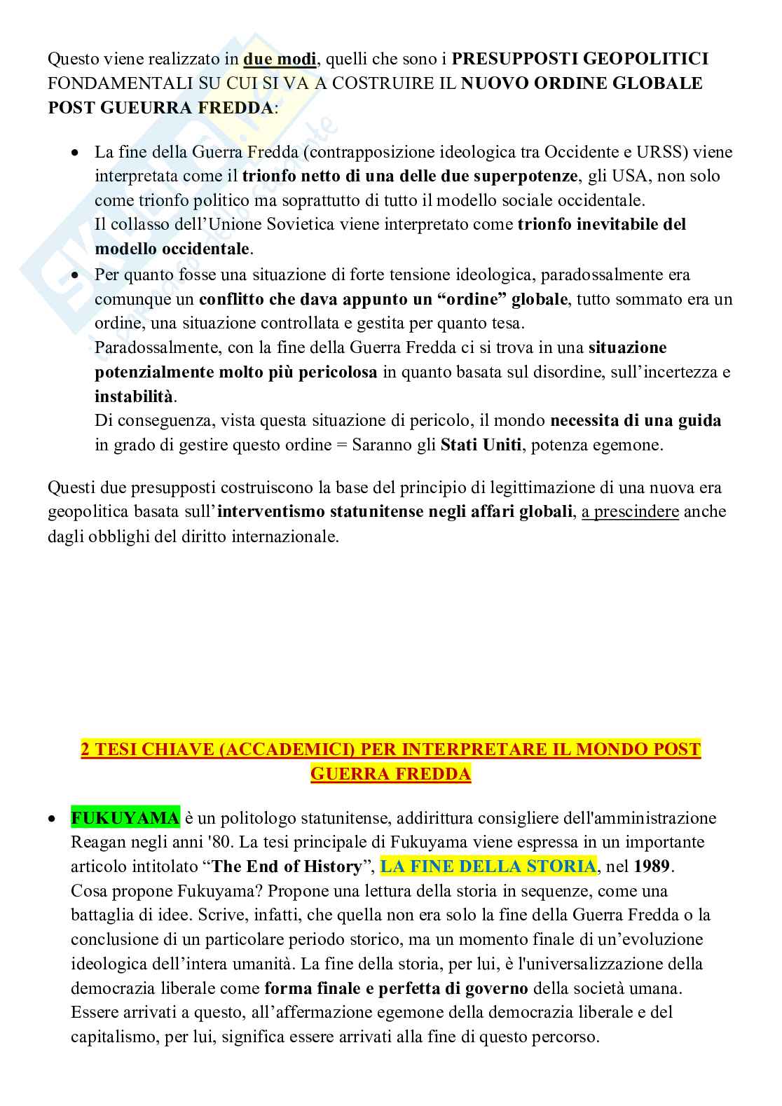 Riassunto esame Geografia politica ed economica, Prof. Magnani Elisa, libro consigliato Appunti di Geografia, Minca Pag. 76